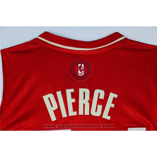 Maglia Natale 2015 Los Angeles Clippers Paul Pierce #34 Rosso